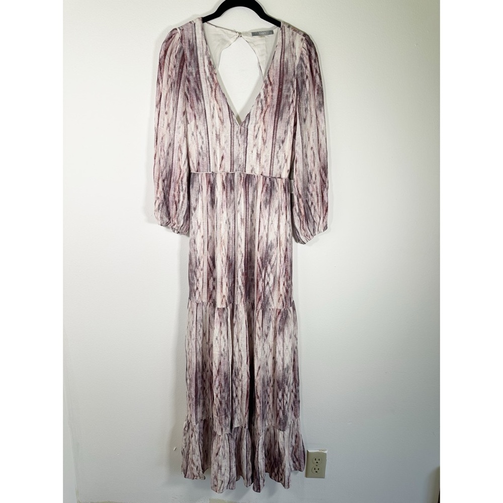 NWT $158 Tart Emeline Maxi Dress in Linear Dust Size XS summer boho Easter - Picture 4 of 17